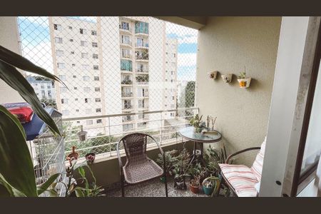 Varanda da Sala de apartamento à venda com 3 quartos, 60m² em Vila Amélia, São Paulo