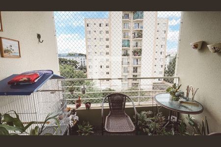 Varanda da Sala de apartamento à venda com 3 quartos, 60m² em Vila Amélia, São Paulo