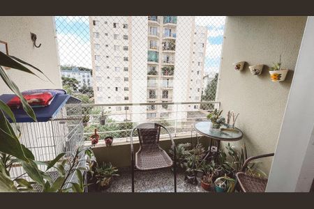 Varanda da Sala de apartamento à venda com 3 quartos, 60m² em Vila Amélia, São Paulo