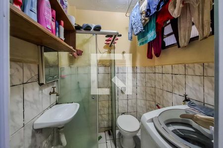 Banheiro de kitnet/studio à venda com 1 quarto, 24m² em Sé, São Paulo