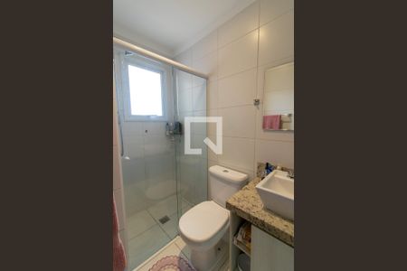 Banheiro da Suíte de apartamento à venda com 2 quartos, 62m² em Jardim Belo Horizonte, Campinas