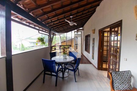 Varanda da Sala (Casa 1) de casa à venda com 5 quartos, 750m² em Serra Grande, Niterói