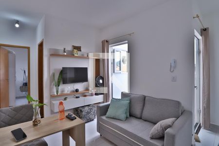 Sala/Cozinha de apartamento à venda com 1 quarto, 31m² em Vila Canero, São Paulo