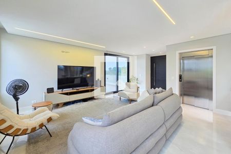 Sala de casa para alugar com 4 quartos, 422m² em Residencial Paratehy, São José dos Campos