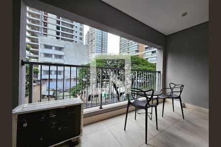 Varanda de kitnet/studio para alugar com 1 quarto, 32m² em Vila Mariana, São Paulo