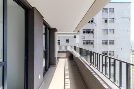 Varanda de apartamento para alugar com 1 quarto, 37m² em Higienópolis, São Paulo