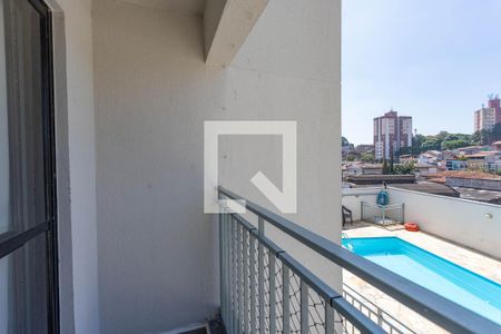 Varanda da sala de apartamento à venda com 2 quartos, 55m² em Centro, Diadema