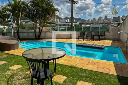 Varanda da Sala de casa à venda com 5 quartos, 270m² em Estoril, Belo Horizonte