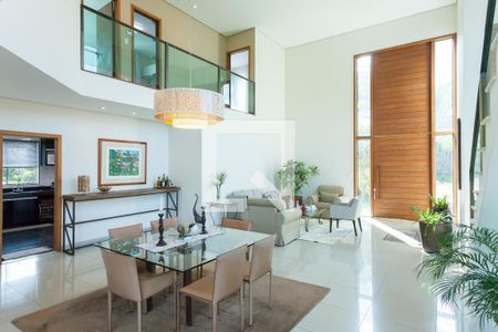 sala de visitas de casa de condomínio à venda com 3 quartos, 308m² em Vale das Araras, Nova Lima