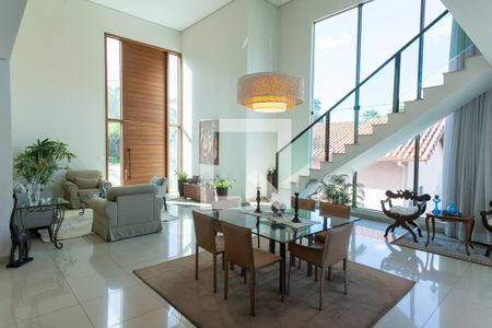 sala de casa de condomínio à venda com 3 quartos, 308m² em Vale das Araras, Nova Lima