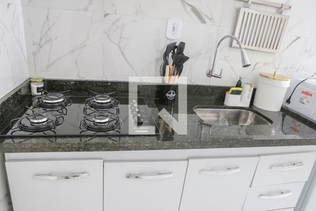 Sala e Cozinha de apartamento para alugar com 1 quarto, 40m² em Luz, São Paulo