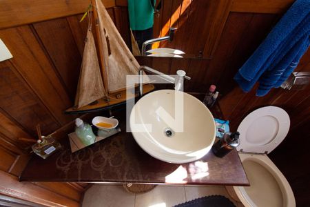 Lavabo de casa de condomínio à venda com 4 quartos, 450m² em Residencial Barão do Café, Campinas