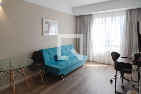 Sala de apartamento para alugar com 1 quarto, 34m² em Centro, Guarulhos