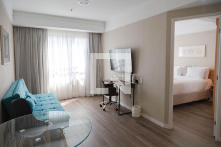 Sala de apartamento para alugar com 1 quarto, 34m² em Centro, Guarulhos