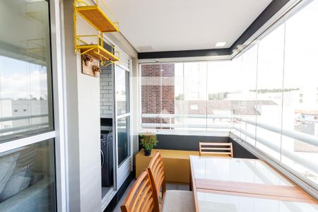 Varanda de apartamento à venda com 2 quartos, 68m² em Vila Curuçá, Santo André