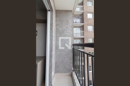 Sacada da Sala/Cozinha de apartamento para alugar com 1 quarto, 24m² em Vila Butantã, São Paulo