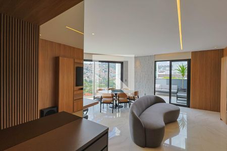 Sala de apartamento à venda com 2 quartos, 130m² em Vila Paris, Belo Horizonte