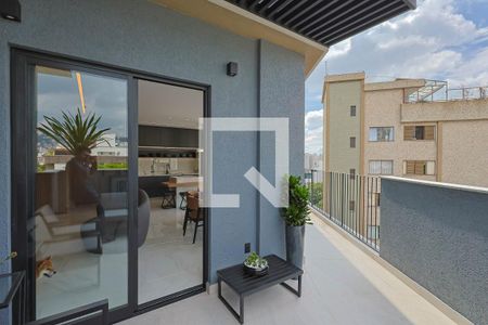 Varanda da Sala de apartamento à venda com 2 quartos, 130m² em Vila Paris, Belo Horizonte