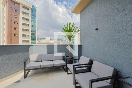 Varanda da Sala de apartamento à venda com 2 quartos, 130m² em Vila Paris, Belo Horizonte