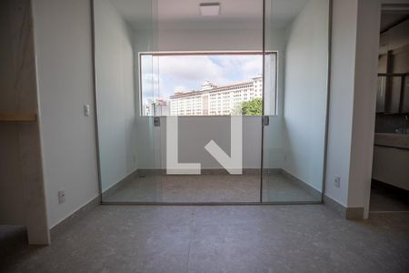 Varanda da sala de apartamento à venda com 2 quartos, 66m² em Santa Efigênia, Belo Horizonte
