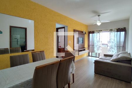 Sala de apartamento para alugar com 2 quartos, 70m² em Maracanã, Praia Grande