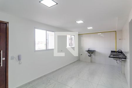 Sala-Cozinha de apartamento à venda com 2 quartos, 42m² em Limoeiro, São Paulo