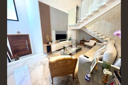 Sala de casa de condomínio à venda com 3 quartos, 249m² em Jardim Ermida I, Jundiaí