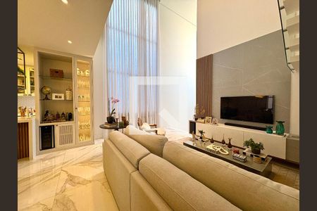 Sala de casa de condomínio à venda com 3 quartos, 249m² em Jardim Ermida I, Jundiaí