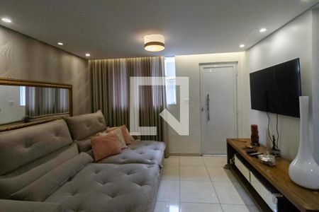 Sala de casa de condomínio à venda com 3 quartos, 126m² em Castelo, Belo Horizonte