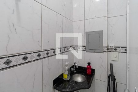 Lavabo de casa de condomínio à venda com 3 quartos, 126m² em Castelo, Belo Horizonte