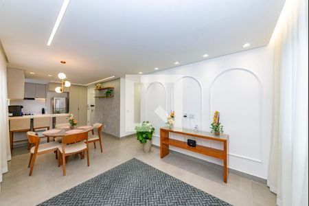Sala de apartamento para alugar com 3 quartos, 90m² em Nova Suíça, Belo Horizonte