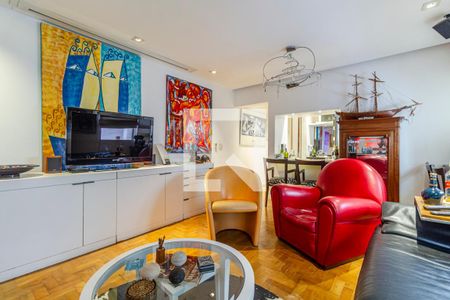 Sala de apartamento para alugar com 1 quarto, 81m² em Cerqueira César, São Paulo