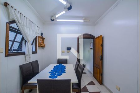 Sala de Jantar de casa à venda com 3 quartos, 186m² em Jardim Utinga, Santo André