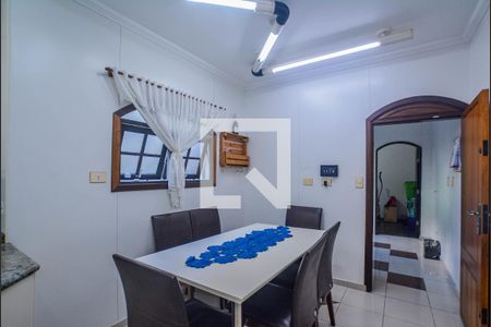 Sala de Jantar de casa à venda com 3 quartos, 186m² em Jardim Utinga, Santo André