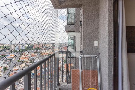 Varanda da sala de apartamento à venda com 2 quartos, 45m² em Vila Santa Luzia, São Bernardo do Campo