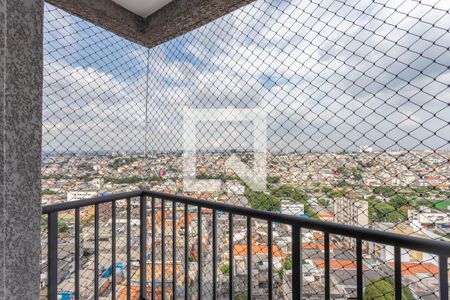 Vista da varanda da sala de apartamento à venda com 2 quartos, 45m² em Vila Santa Luzia, São Bernardo do Campo