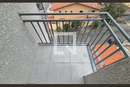 Vista da Sala de apartamento à venda com 2 quartos, 45m² em Vila Progresso, Santo André