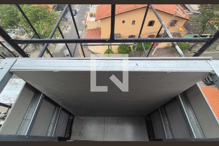 Varanda do Quarto de apartamento à venda com 2 quartos, 45m² em Vila Progresso, Santo André