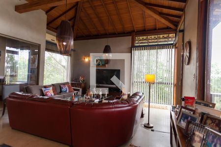 Sala de casa de condomínio à venda com 4 quartos, 390m² em Passárgada, Nova Lima