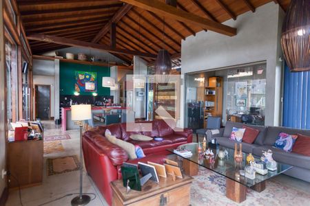 Sala de casa de condomínio à venda com 4 quartos, 390m² em Passárgada, Nova Lima