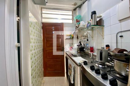 Cozinha de kitnet/studio à venda com 1 quarto, 20m² em Leblon, Rio de Janeiro