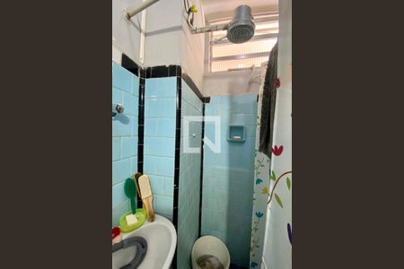 Banheiro de kitnet/studio à venda com 1 quarto, 20m² em Leblon, Rio de Janeiro