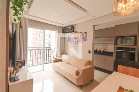 Sala de apartamento à venda com 2 quartos, 53m² em Residencial das Flores, Várzea Paulista