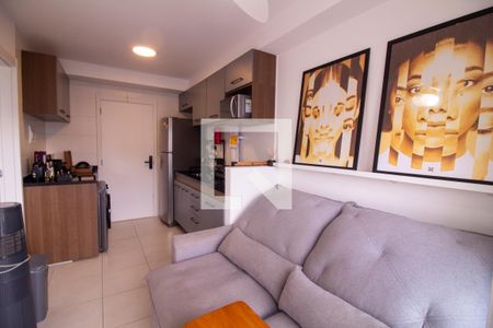 Sala de apartamento para alugar com 1 quarto, 32m² em Jardim Caravelas, São Paulo