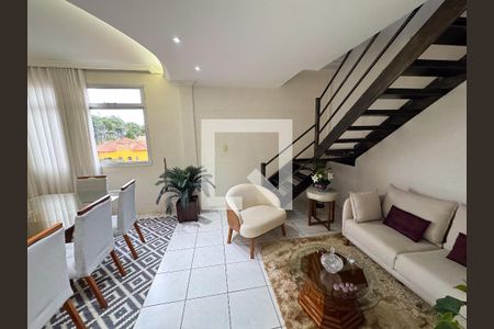 Sala de apartamento à venda com 4 quartos, 213m² em Jardim Riacho das Pedras, Contagem