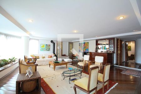 Sala de apartamento à venda com 4 quartos, 275m² em Paineiras do Morumbi, São Paulo