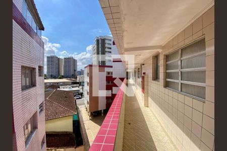Corredor Prédio de apartamento para alugar com 1 quarto, 52m² em Nova Mirim, Praia Grande