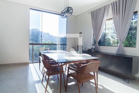 Sala de Jantar de casa à venda com 3 quartos, 200m² em Parque do Engenho, Nova Lima