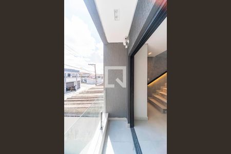 Varanda da Sala de casa à venda com 2 quartos, 110m² em Jardim Santo Alberto, Santo André