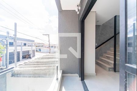 Varanda da Sala de casa à venda com 2 quartos, 110m² em Jardim Santo Alberto, Santo André